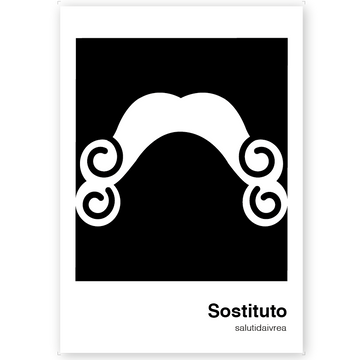 Poster Sostituto