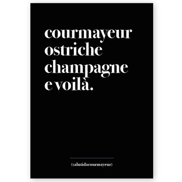 Poster courmayeur