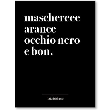 Poster maschereee