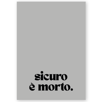Poster sicuro è morto