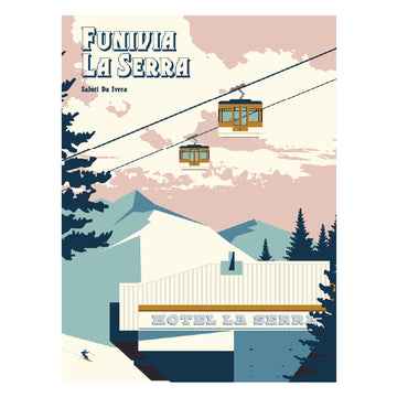 Poster Funivia La Serra