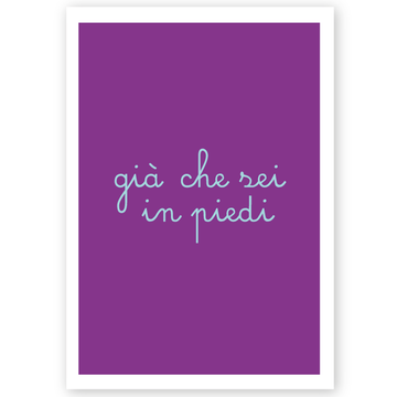 Poster già che sei in piedi