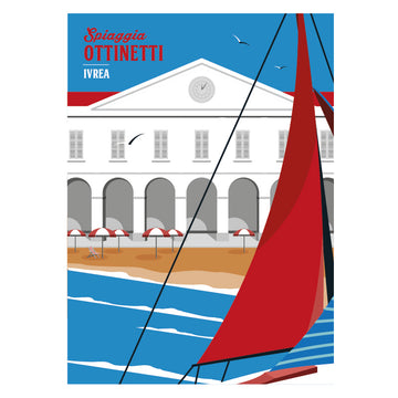 Poster Spiaggia Ottinetti