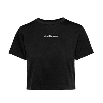 T-Shirt Crop burnout