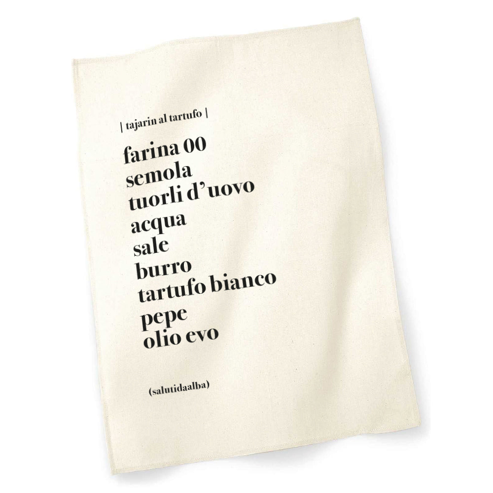 Strofinaccio tajarin al tartufo
