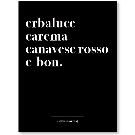 Poster Erbaluce