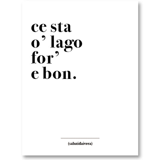 Poster lago