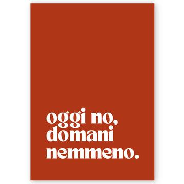 Poster oggi no