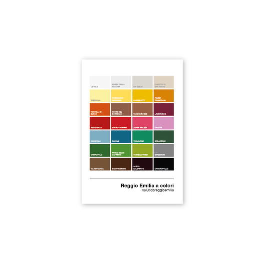 Poster Reggio Emilia a colori