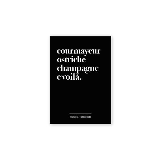 Poster courmayeur