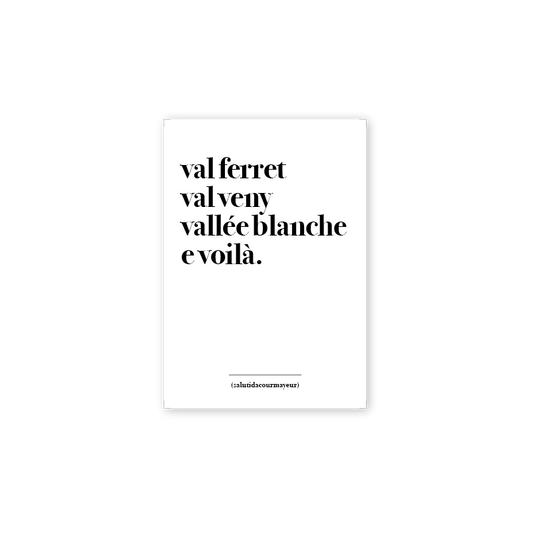 Poster val ferret