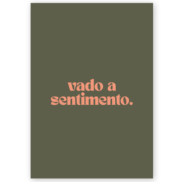 Poster Vado a sentimento