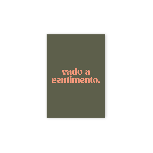 Poster Vado a sentimento