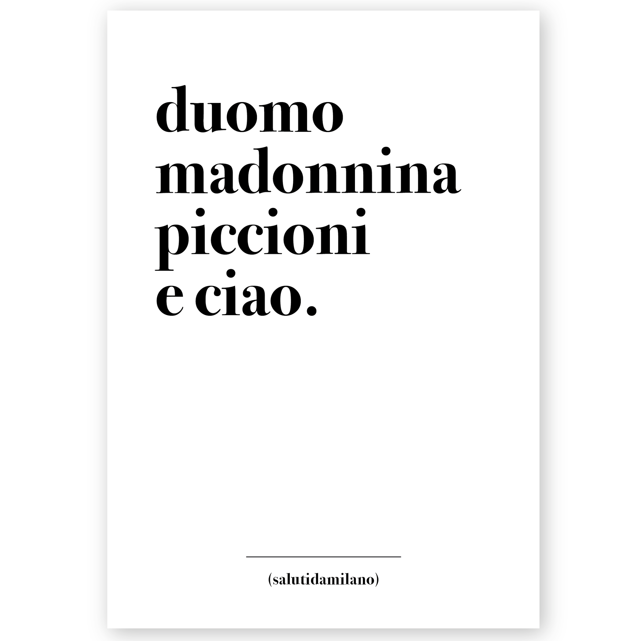 Poster duomo  (salutidamilano)