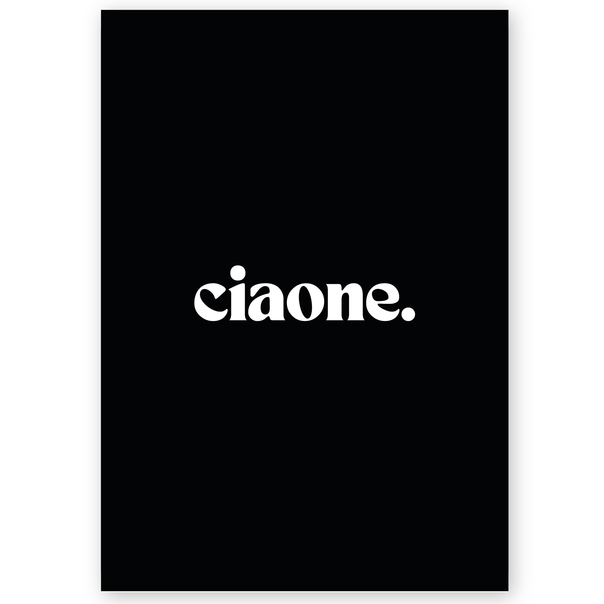 Poster ciaone