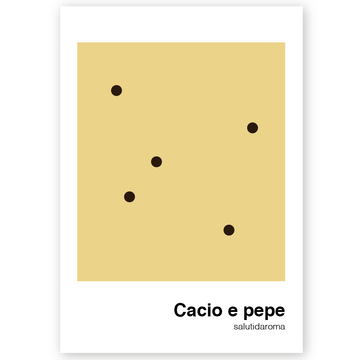 Poster Cacio e Pepe