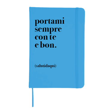 QUADERNO A5 Salutidaqui - Portami sempre con te