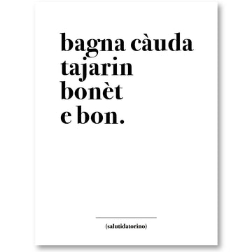 Poster Bagna càuda