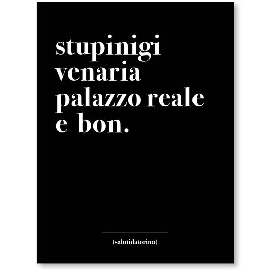 Poster Stupinigi