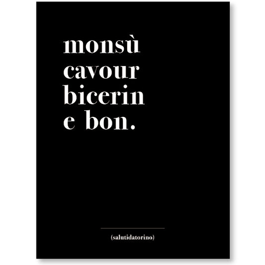 Poster Monsù