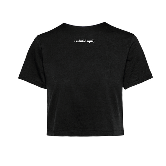 T-Shirt Crop burnout