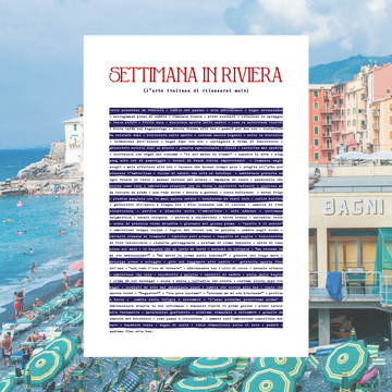 Poster Settimana in riviera