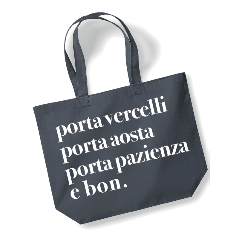 Shopping bag porta pazienza