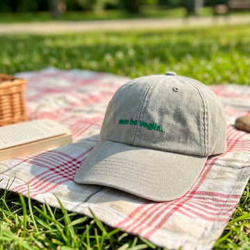 Cappellino ricamato Non ho voglia