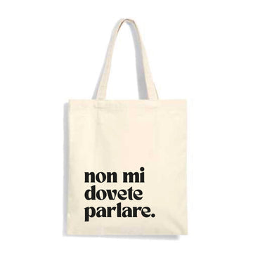 Shopper Non mi dovete parlare
