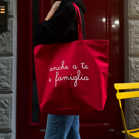 Shopper Natale "anche a te e famiglia"