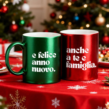 Coppia di Tazze Natale