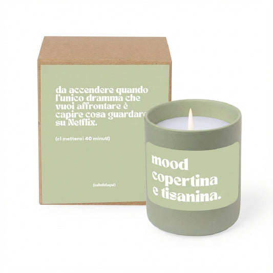 Candela Mood copertina e tisanina